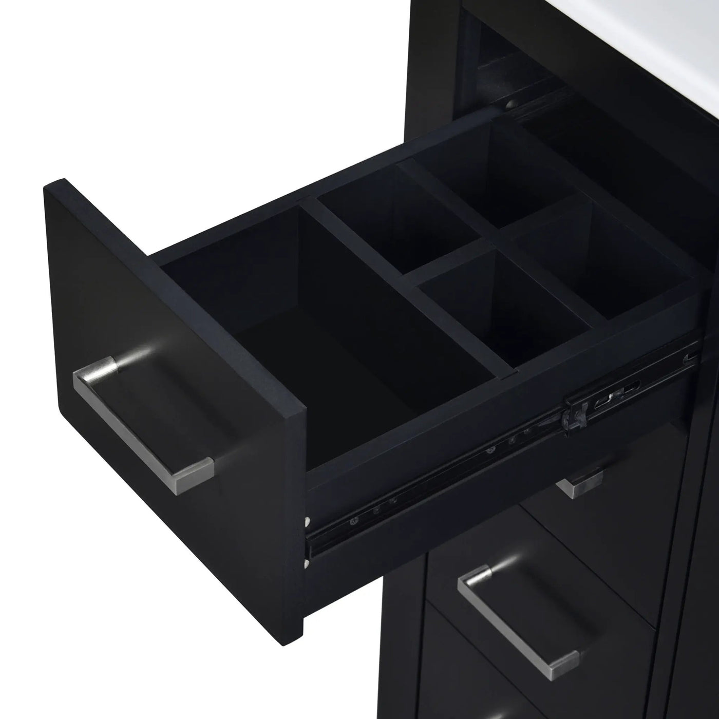 Ceramic Sink Combo, Freestanding Vanity Set With 3 Drawers & Soft Closing Doors by HouseOfZazla