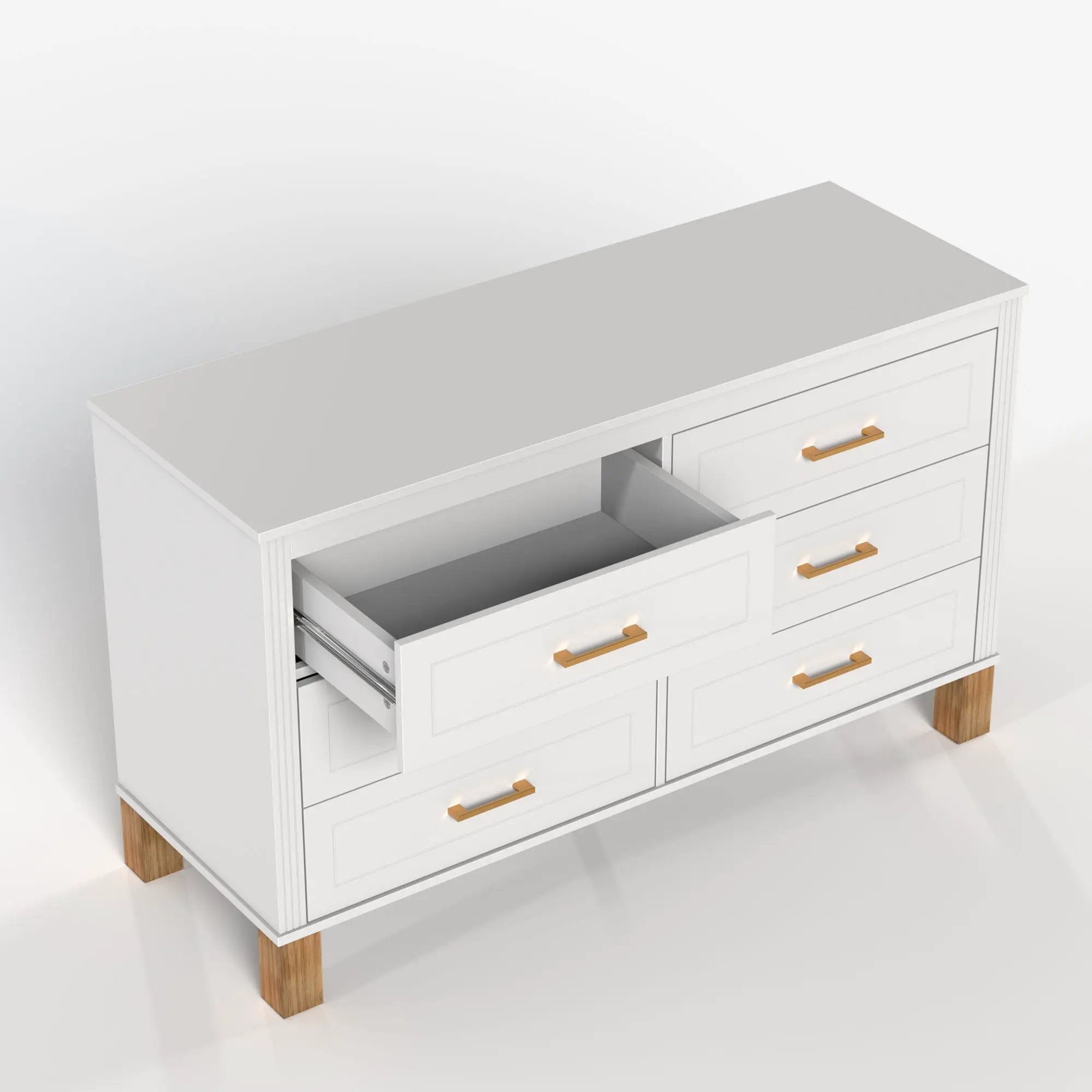 6 Drawer Double Dresser