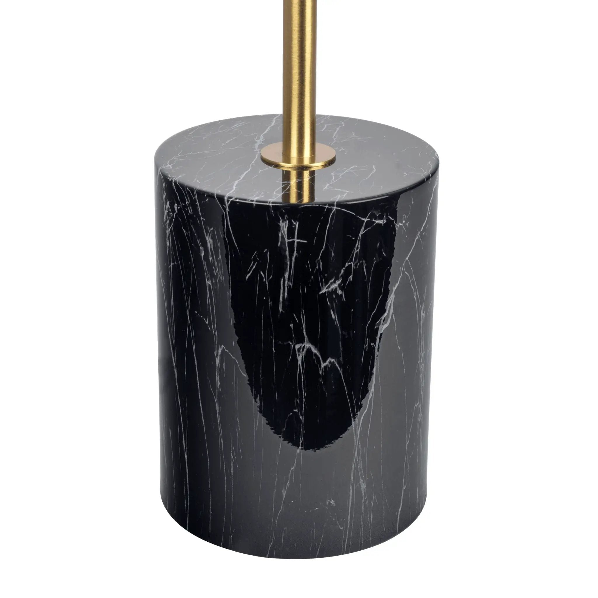 Nova - Hydro Table Lamp With On / Off Switch Double Lamp - Black / Gold / Marble by HouseOfZazla