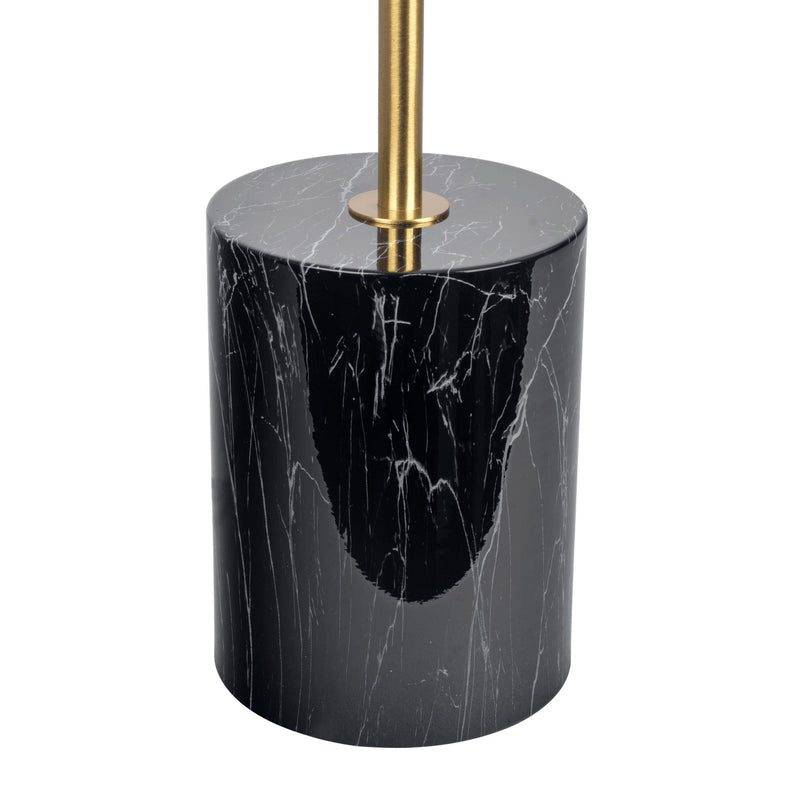 Hydro Table Lamp with Double Lamp and Marble Base - Black / Gold / Marble, photo 4 of 11