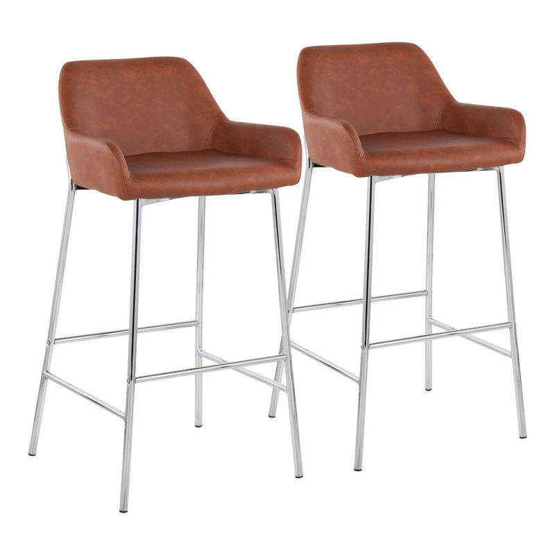 Daniella - Contemporary Fixed Height Bar Stool (Set of 2) by Unique Piece Furniture