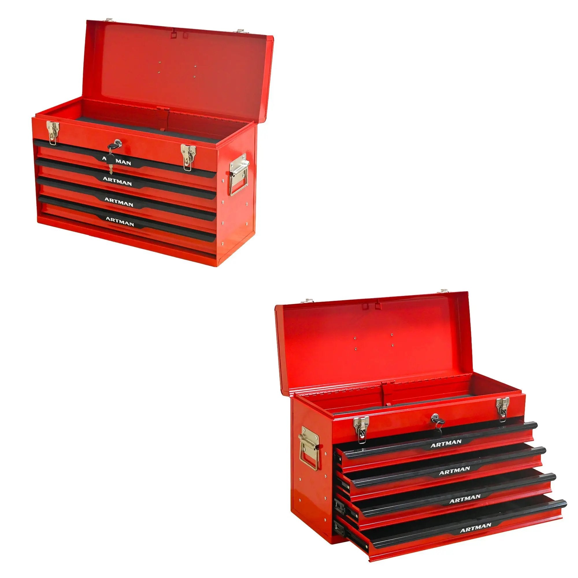 20-inch Steel Portable Tool Box with Drawers by HouseOfZazla