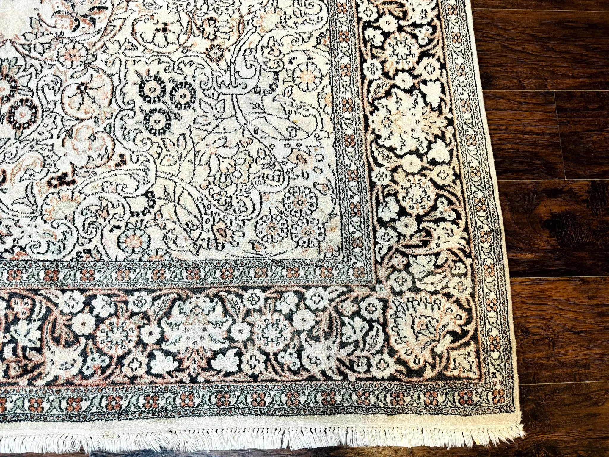 Silk Indian Kashmiri Rug 6x9 by Jewel Rugs