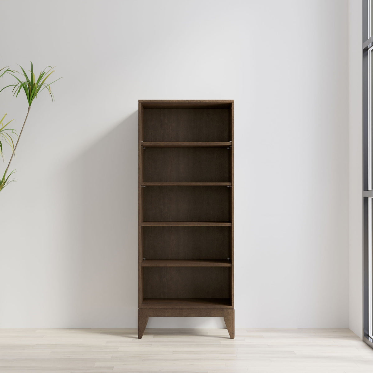 Handcrafted Bookcase with Storage - Adjustable Shelves - Light Brown, White, Dark Brown, photo 9 of 31