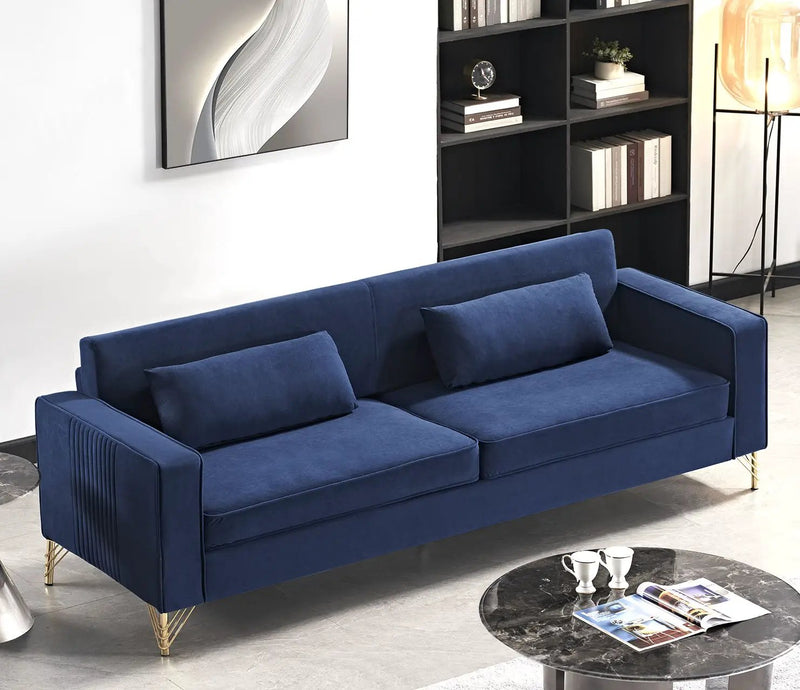 Aesthetic 3 Seater Couch With Classic Modern Appeal And Luxurious Soft Comfort by HouseOfZazla