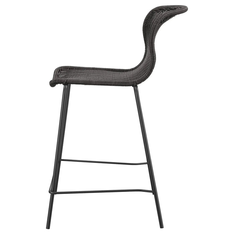 Mckinley - Counter Chair (Set of 2) Seat - Brown by HouseOfZazla