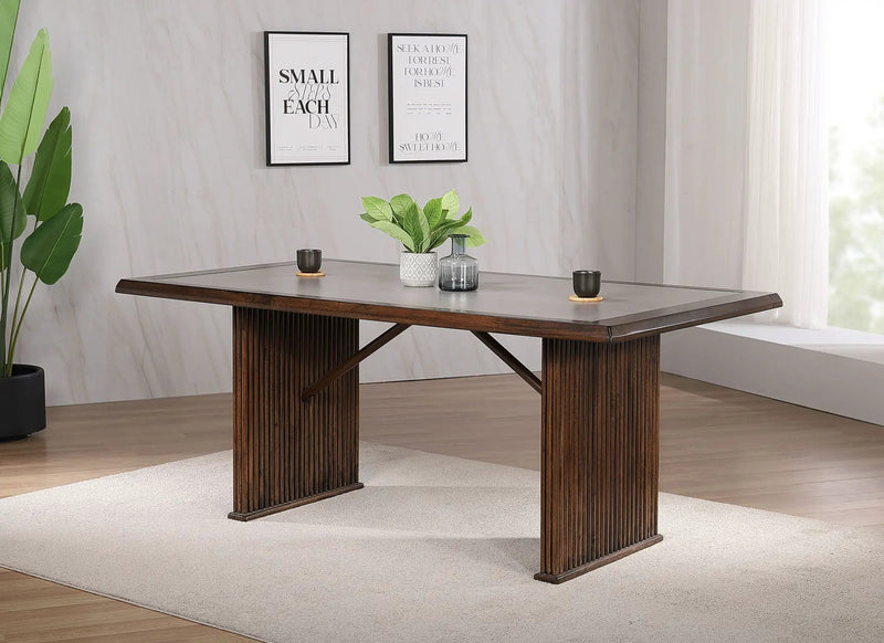 Sherwood 72-inch Rectangular Dining Table Brown by Unique Piece Furniture