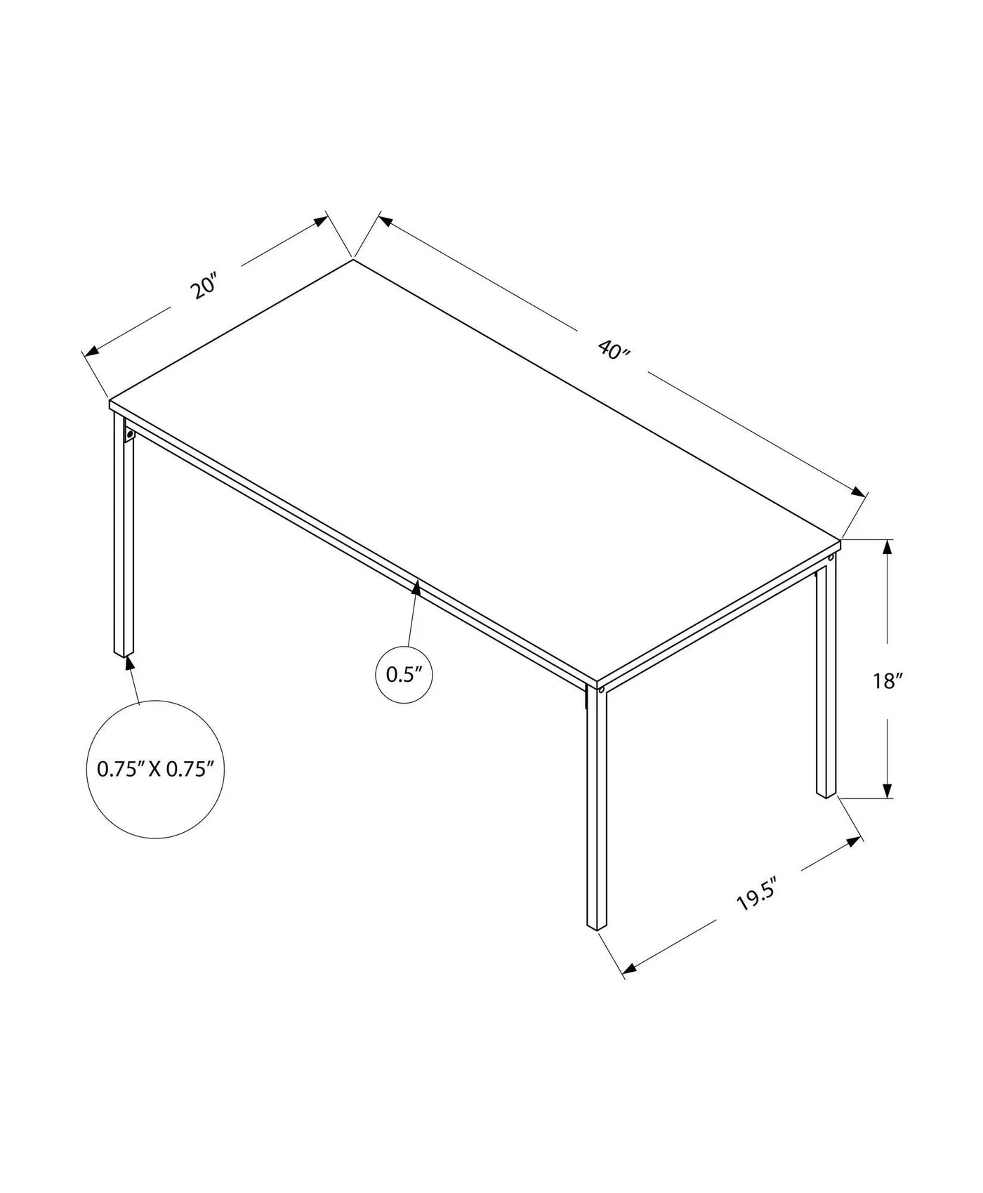 Table, Rectangular, Contemporary & Modern Stylish Design by HouseOfZazla