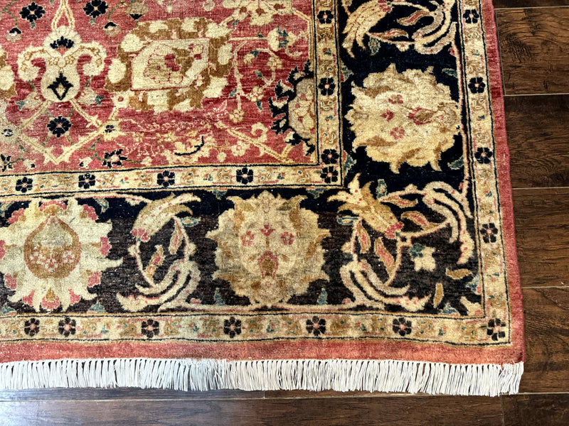 Indian Agra Rug 6x9, Allover Pattern, Traditional Wool Oriental Carpet by Jewel Rugs
