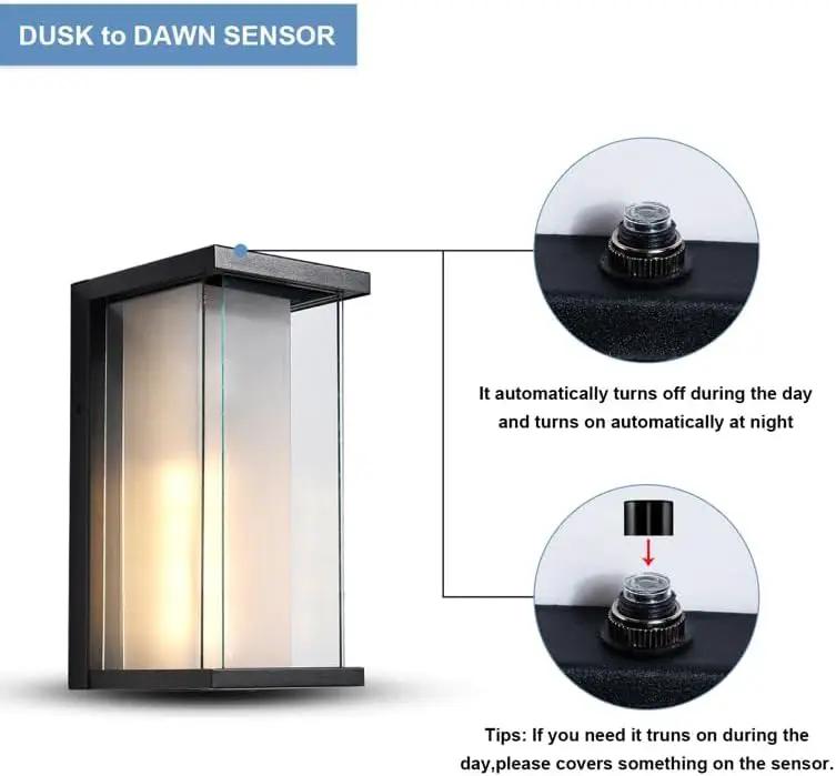 Dusk to Dawn Outdoor Wall Sconce by HouseOfZazla