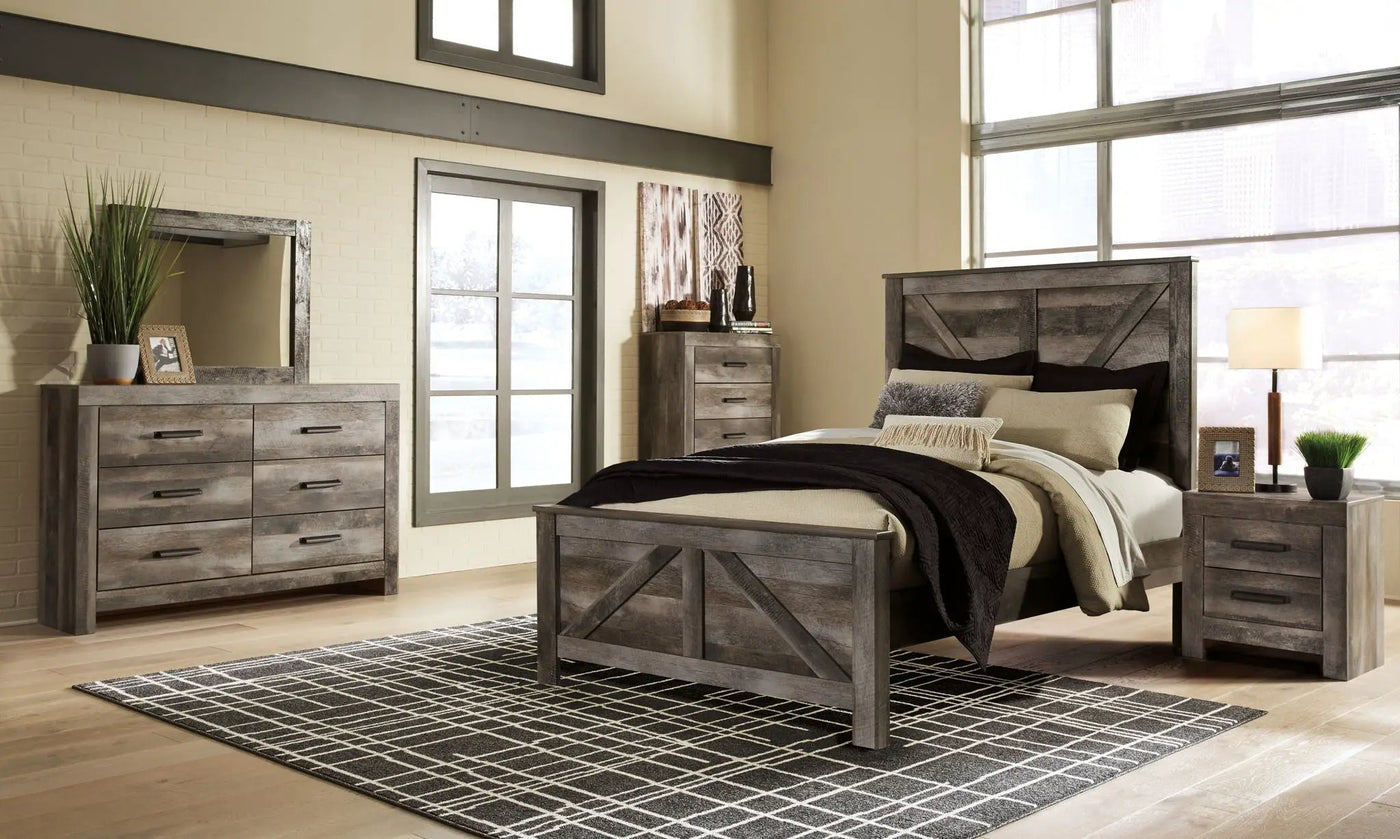 Wynnlow - Crossbuck Panel Bedroom Set by Unique Piece Furniture