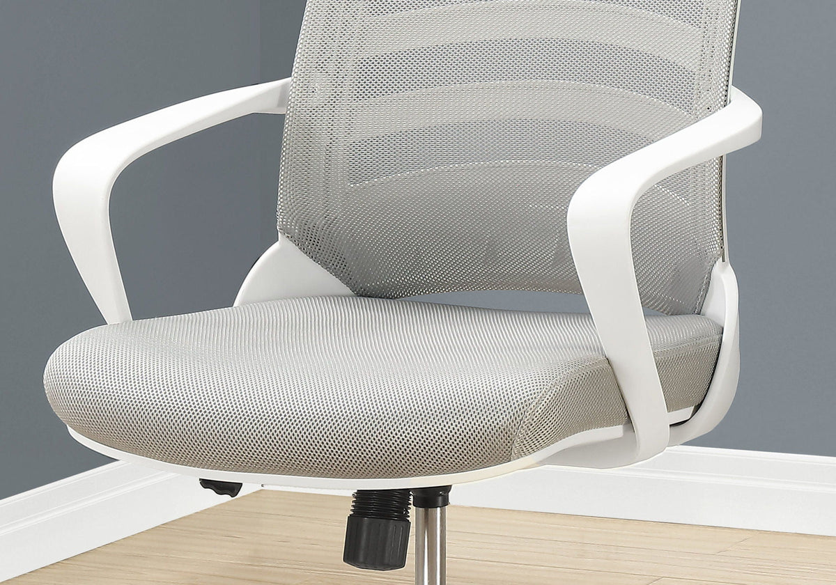 Ergonomic Swivel Office Chair with Adjustable Height and Armrests – Black or Gray, photo 3 of 8