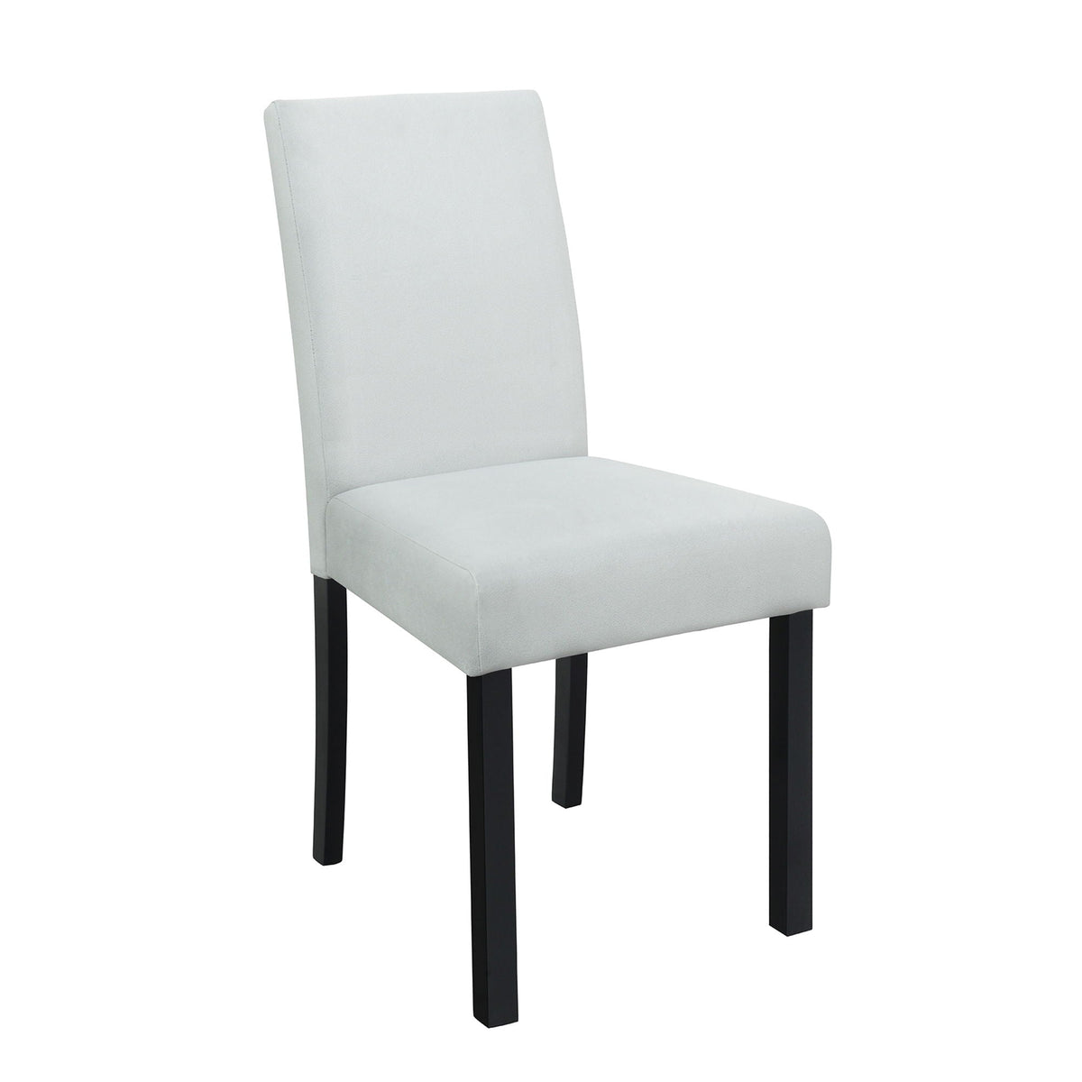 Faux Marble Top 5 Piece Dining Room Set with Cushioned Chairs - Black or Dark Gray, photo 6 of 24