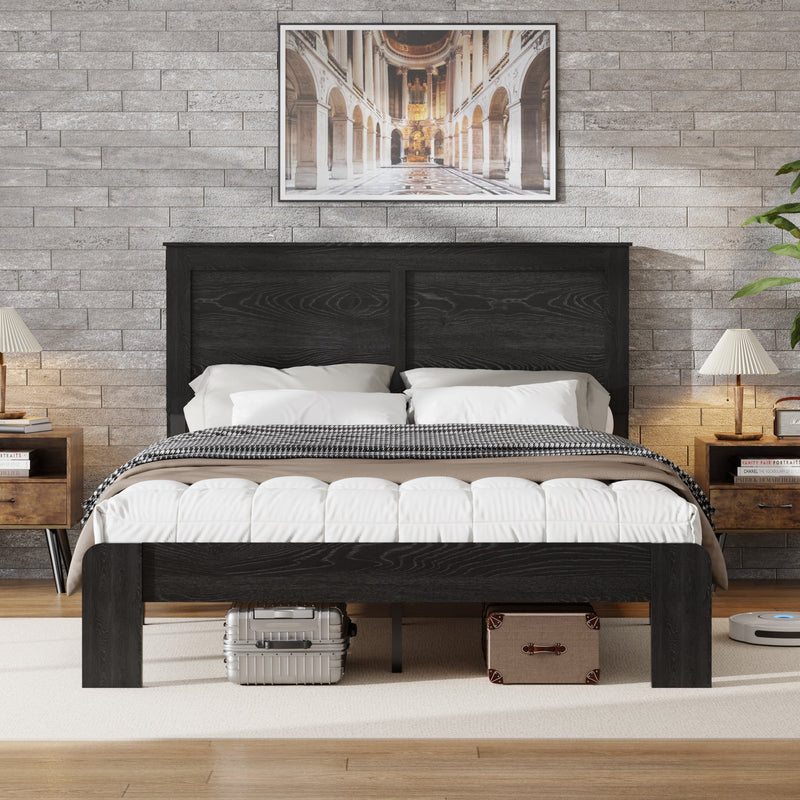 Full Size Wood Platform Bed Frame by HouseOfZazla