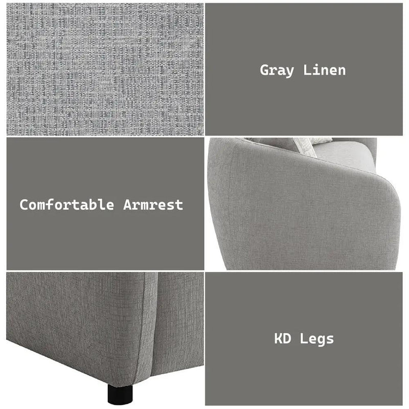 Etienne - Sofa With 3 Pillows by Unique Piece Furniture