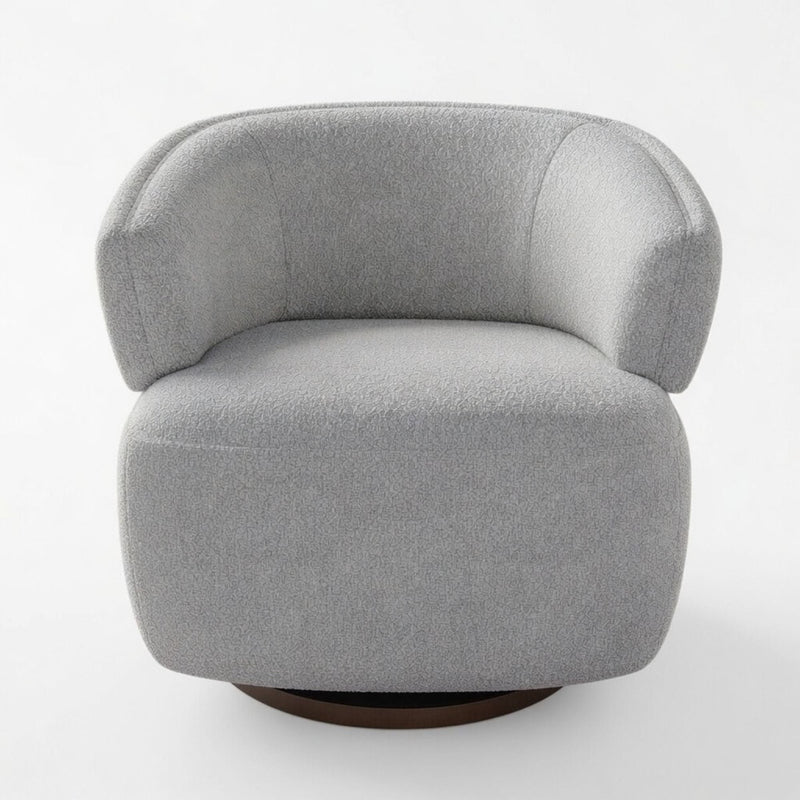 Swivel Barrel Accent Oversized Club Chair by HouseOfZazla