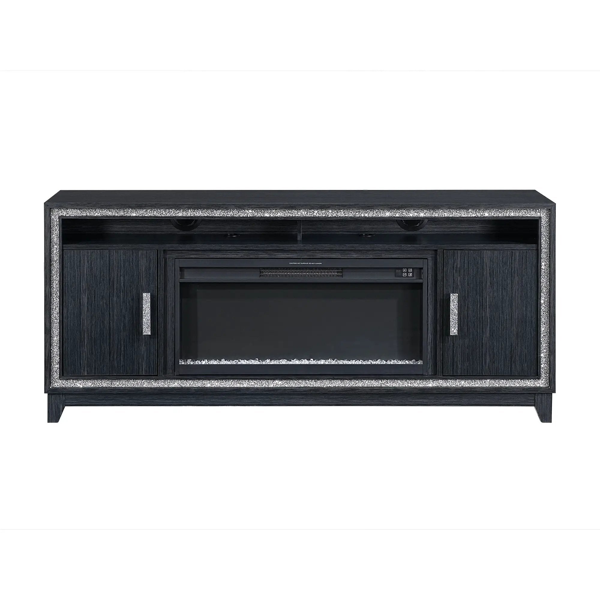 Almera - Fireplace With Adjustable Temperature And LED Options by HouseOfZazla