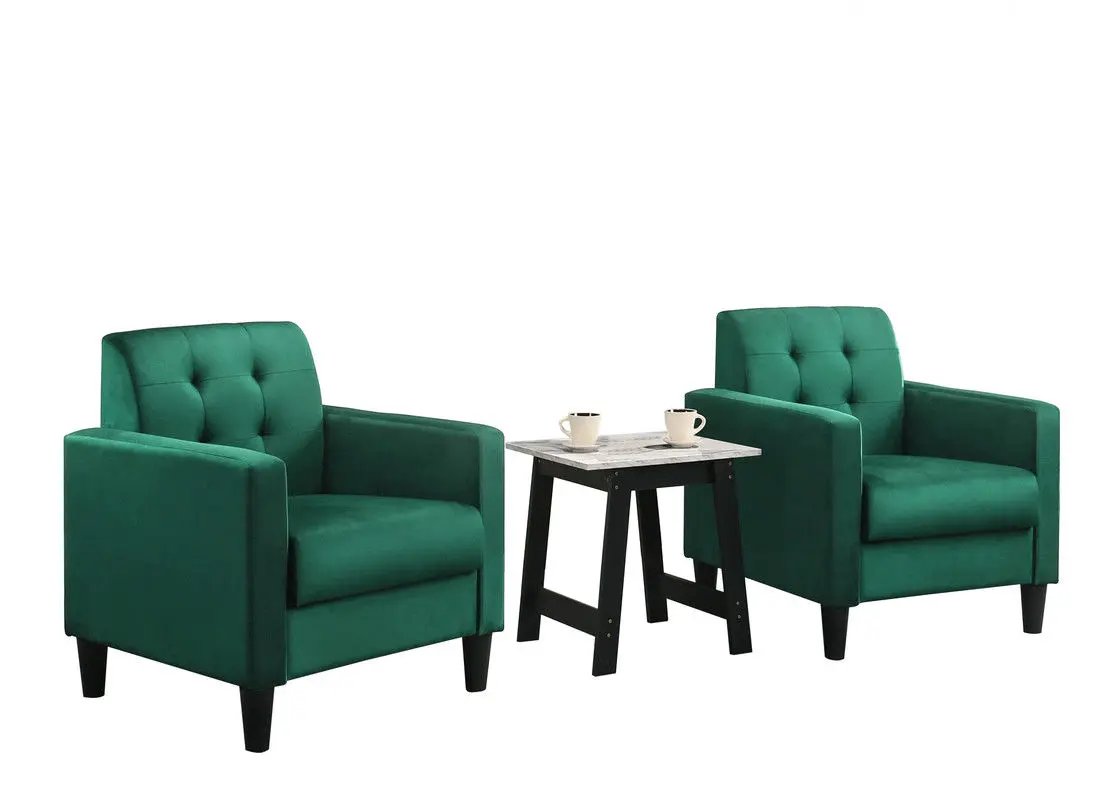 Hale - Armchairs And End Table Living Room (Set of 3) by Unique Piece Furniture