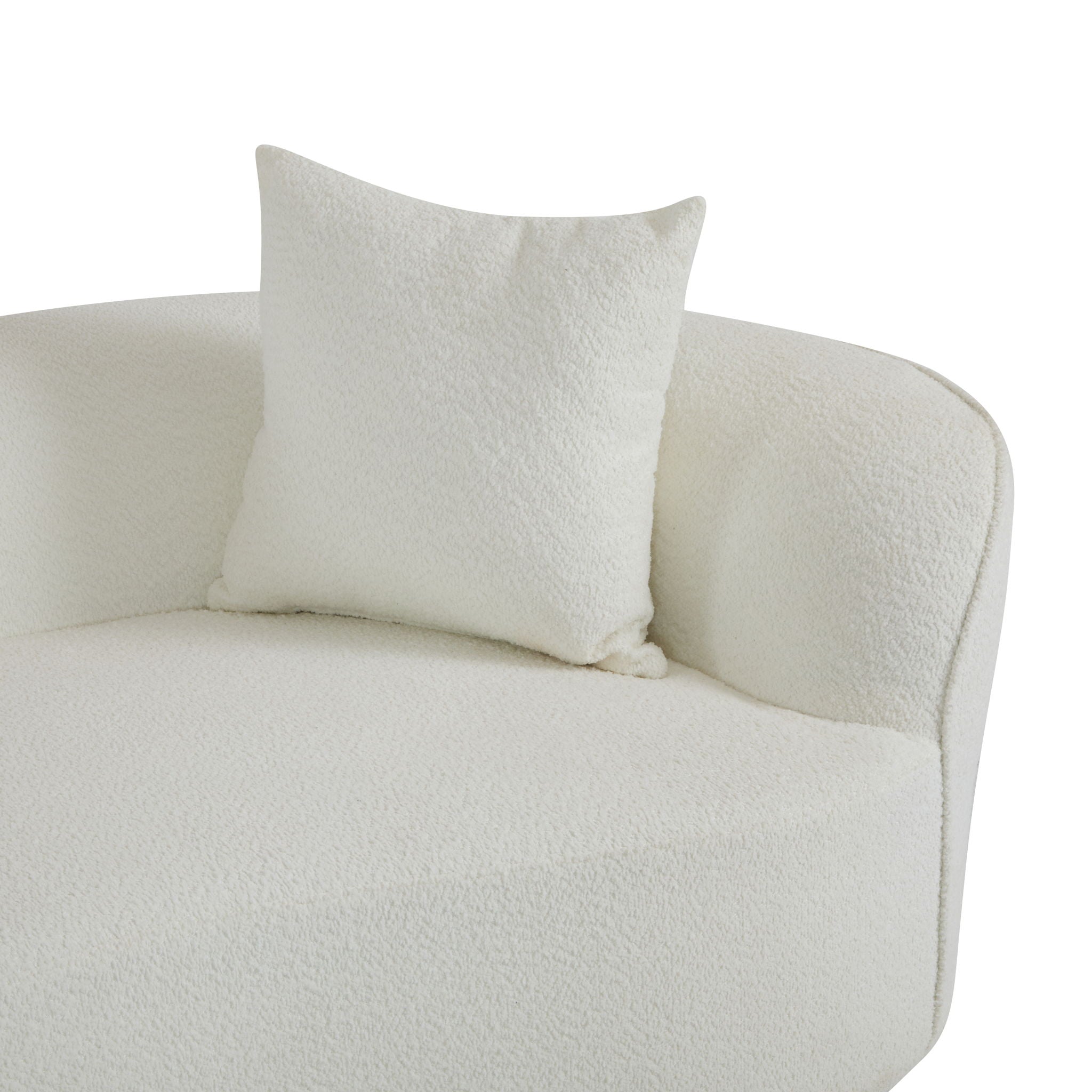 Elegant Curved Sectional Sofa With Full Foam Comfort by HouseOfZazla