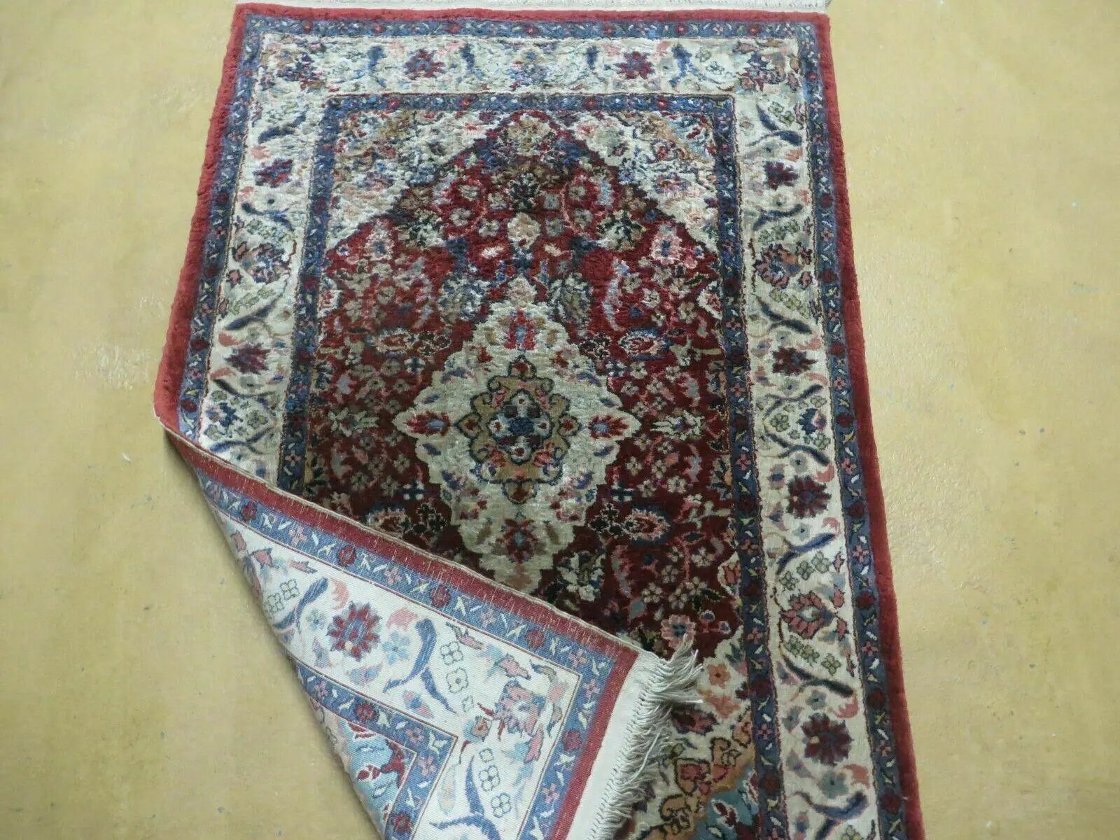 2' X 3' Handmade Chinese Floral Oriental Silk Rug Carpet Nice Red by Jewel Rugs