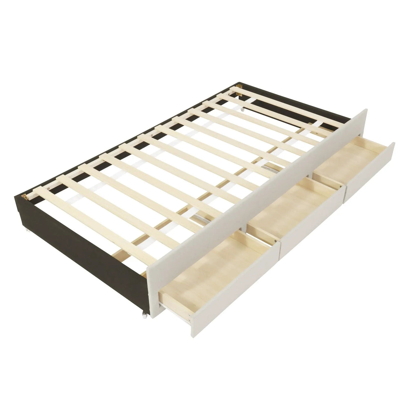 Upholstered Design Platform Bed With Trundle by HouseOfZazla