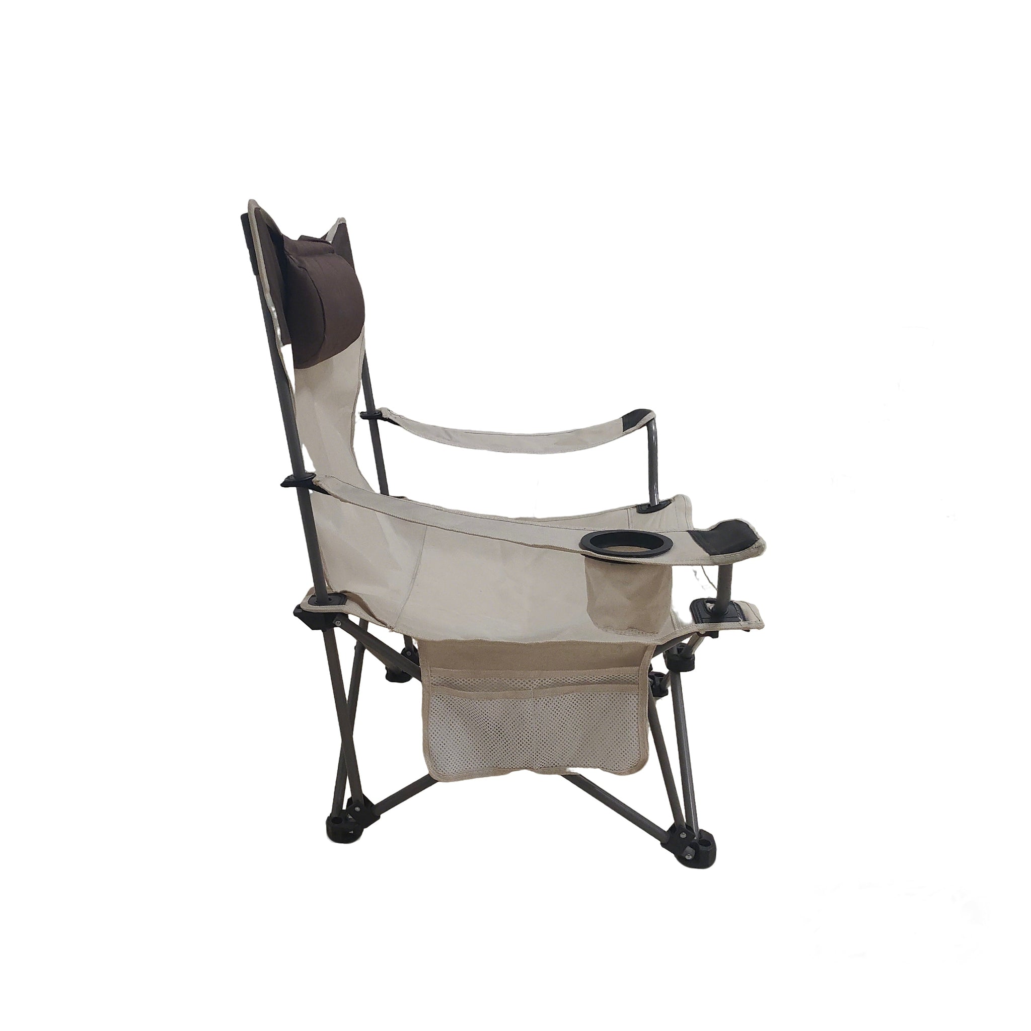 Outdoor Folding Camping Chair with Adjustable Recline by HouseOfZazla