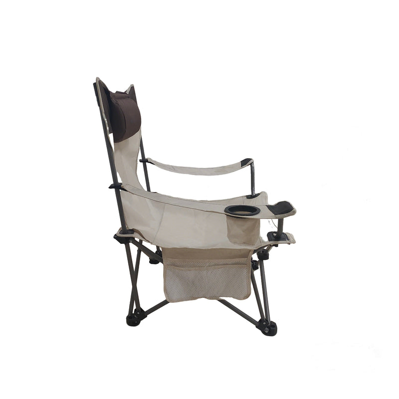 Outdoor Folding Camping Chair with Adjustable Recline by HouseOfZazla