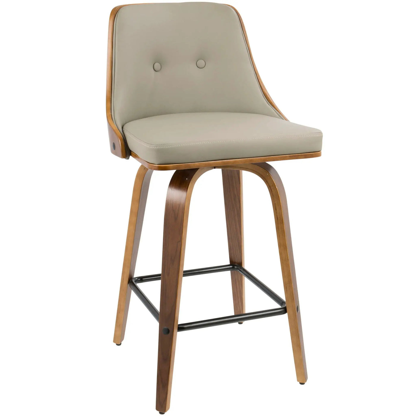 Gianna - Mid Century Modern Counter Stool (Set of 2) by HouseOfZazla