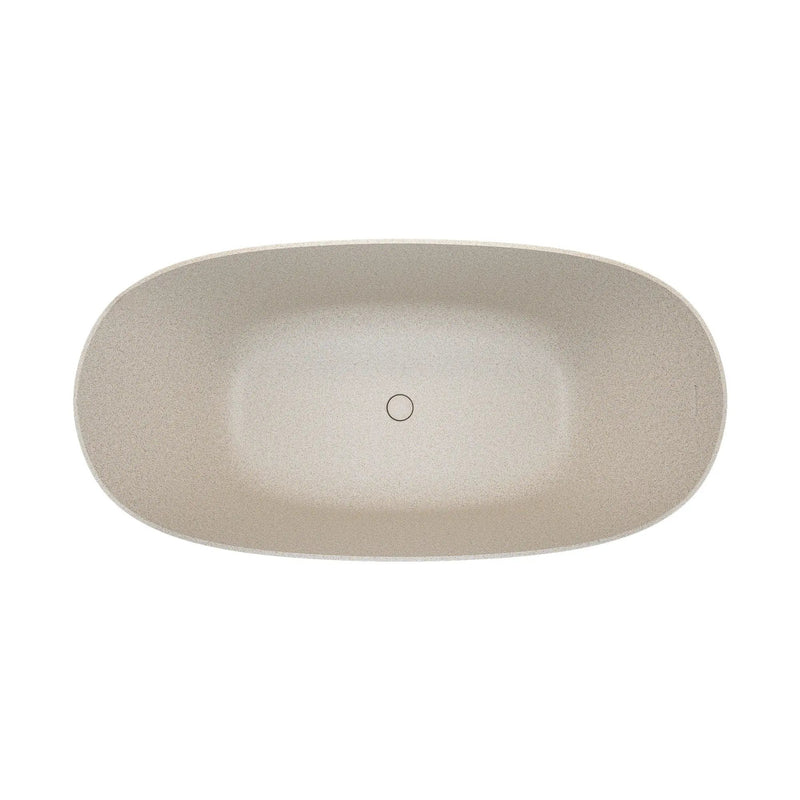 61'' Freestanding Bathtub with Overflow and Pop-up Drain by HouseOfZazla