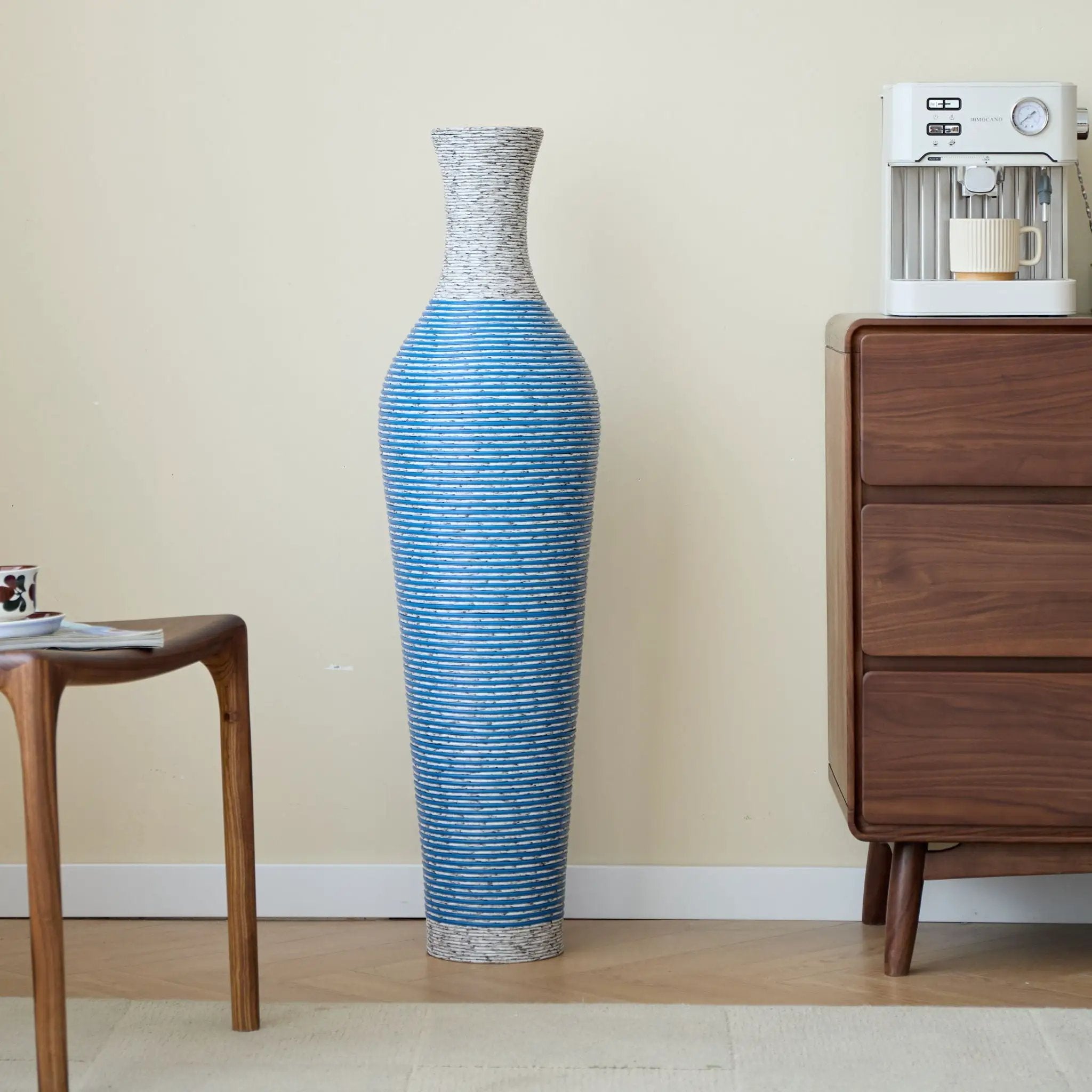 Classic And Neat Floor Vase, High Independent Flower Stand (Set of 3) by Unique Piece Furniture