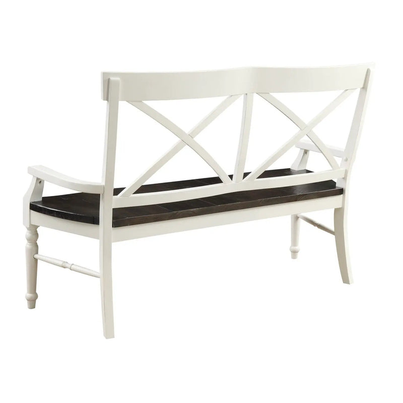 Mountina - Bench - Brown / White by Unique Piece Furniture