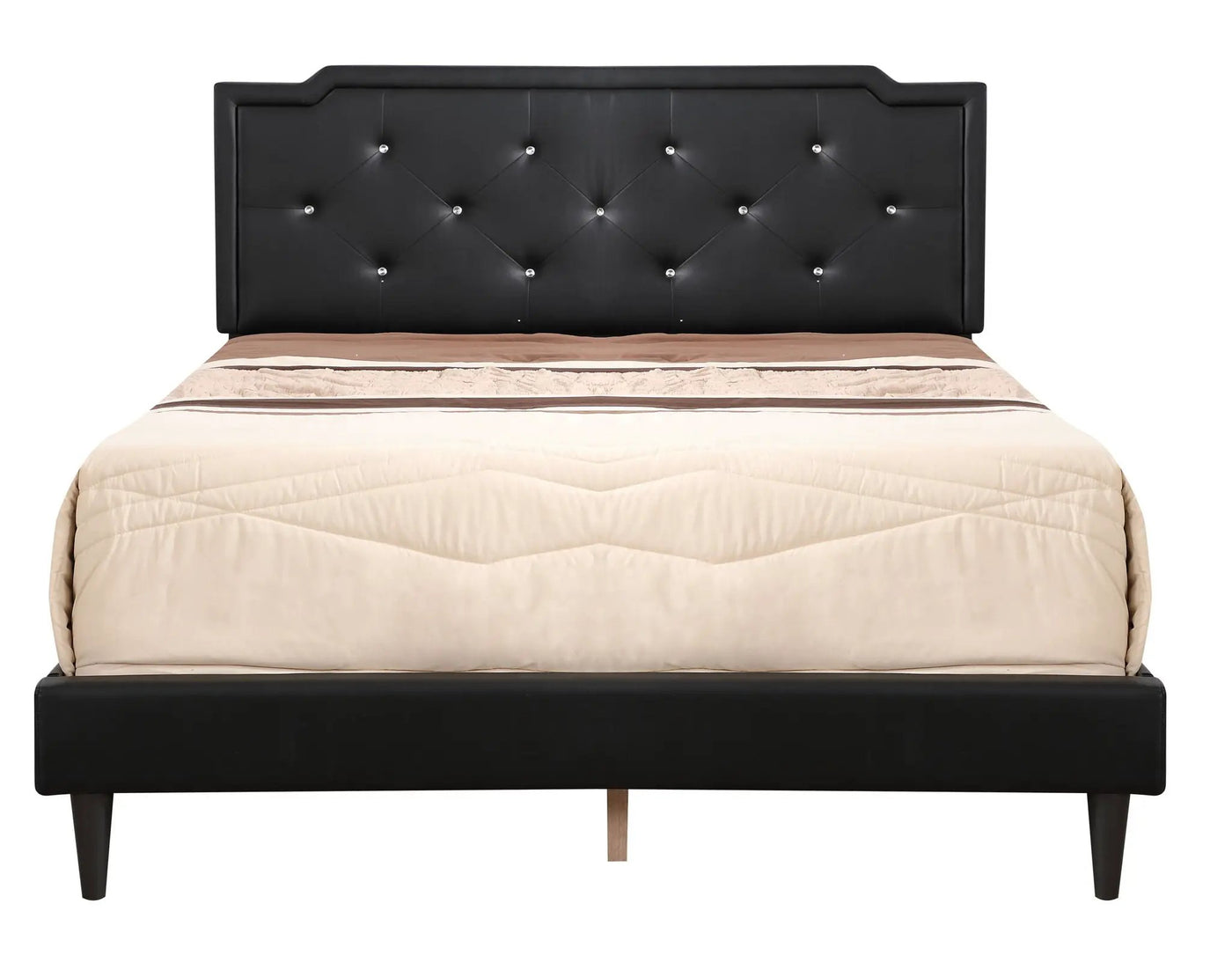 Button Tufted Bed Charming For Cozy Spaces by HouseOfZazla