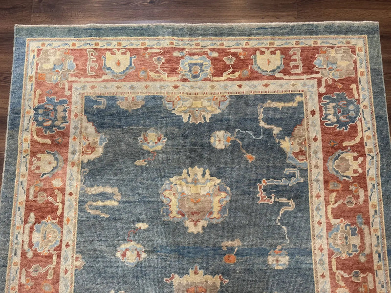 Turkish Oushak Rug 6x9, Sultanabad Carpet, Medium Size Oriental Rug by Jewel Rugs