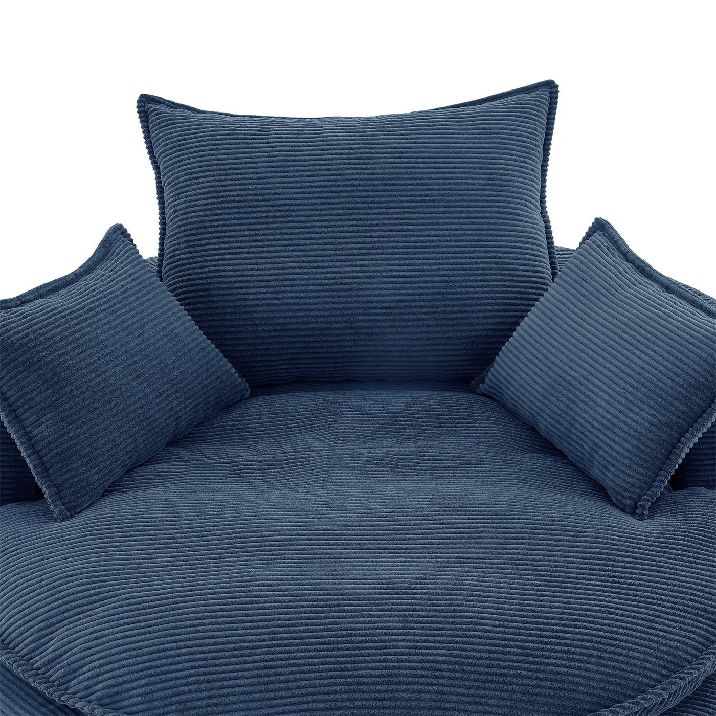 360° Swivel Accent Barrel Chair With Dual Layer Cushion And 3 Removable Pillows by HouseOfZazla