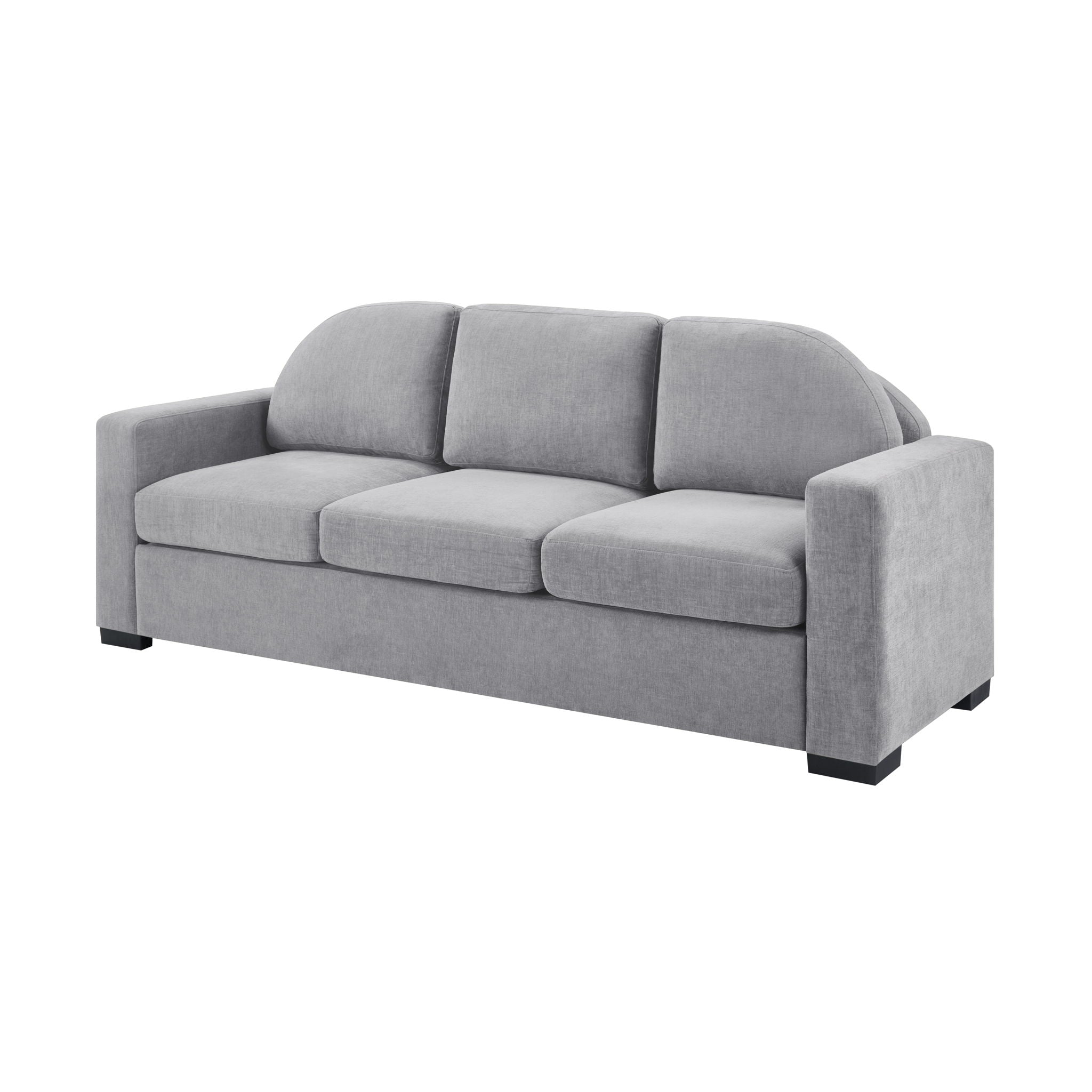Modern 3 Seater Sofa With Curved Backrest by HouseOfZazla