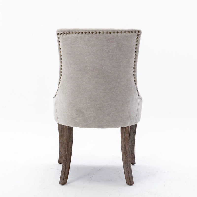 Ultra - Side Dining Chair, Nail Head (Set of 2) by HouseOfZazla