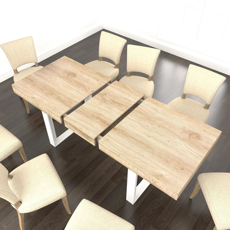 Extendable Dining Room Table for 6-10 by HouseOfZazla