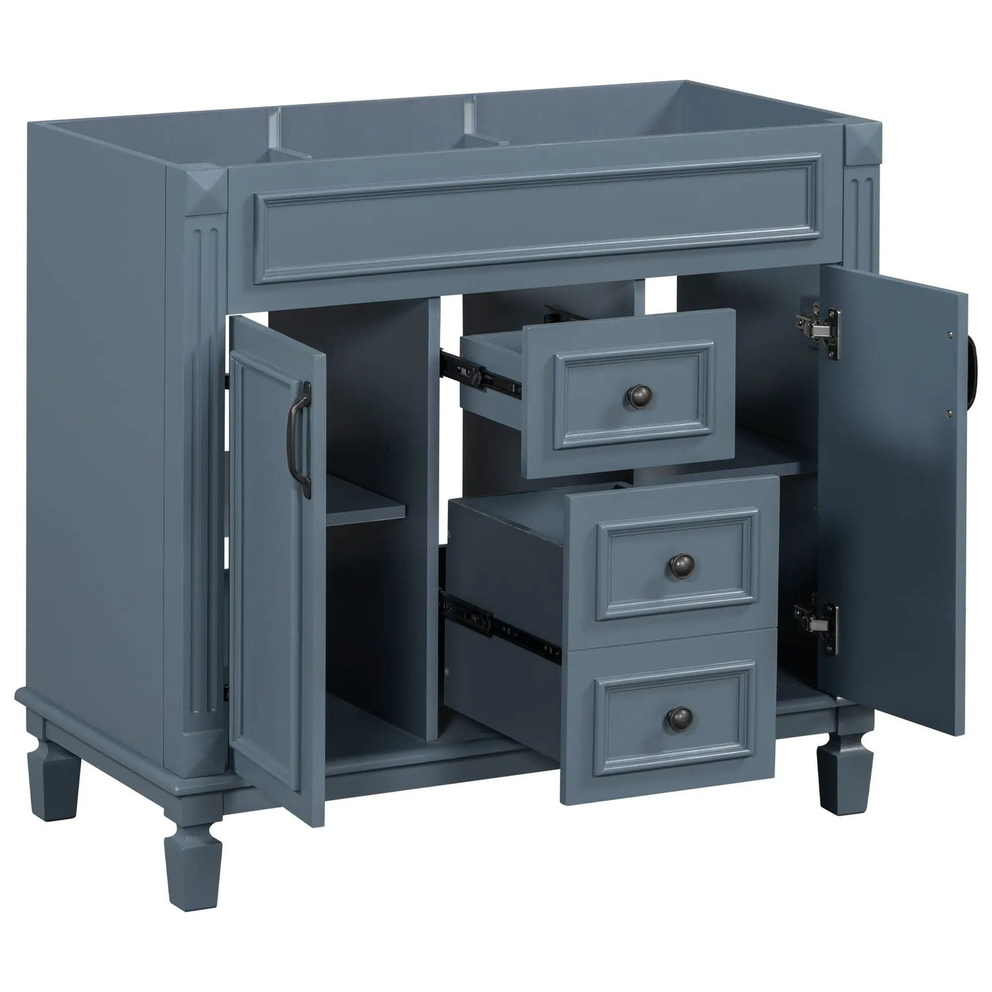 Bathroom Vanity Cabinet With 2 Soft Closing Doors And 2 Drawers by HouseOfZazla
