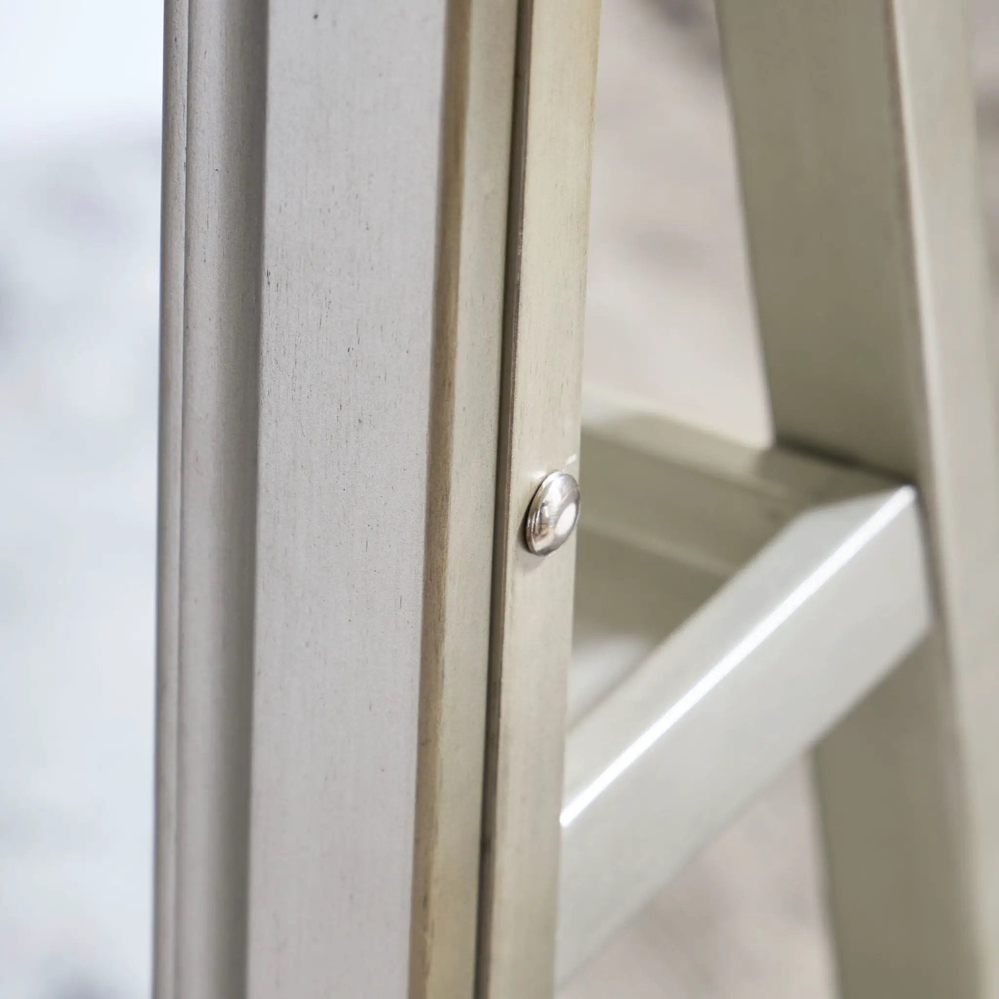 Evesen - Floor Standing Mirror With Storage - Champagne by Unique Piece Furniture