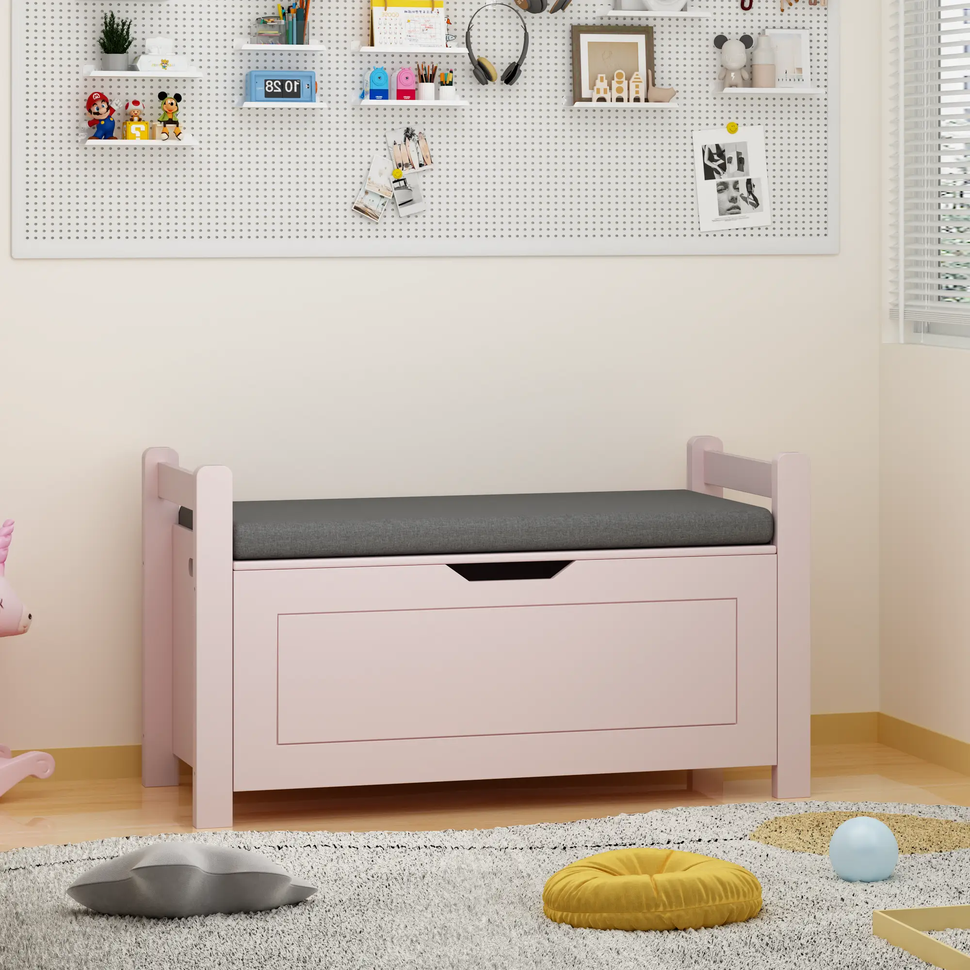 Kids Toy Box Chest for Boys and Girls by HouseOfZazla