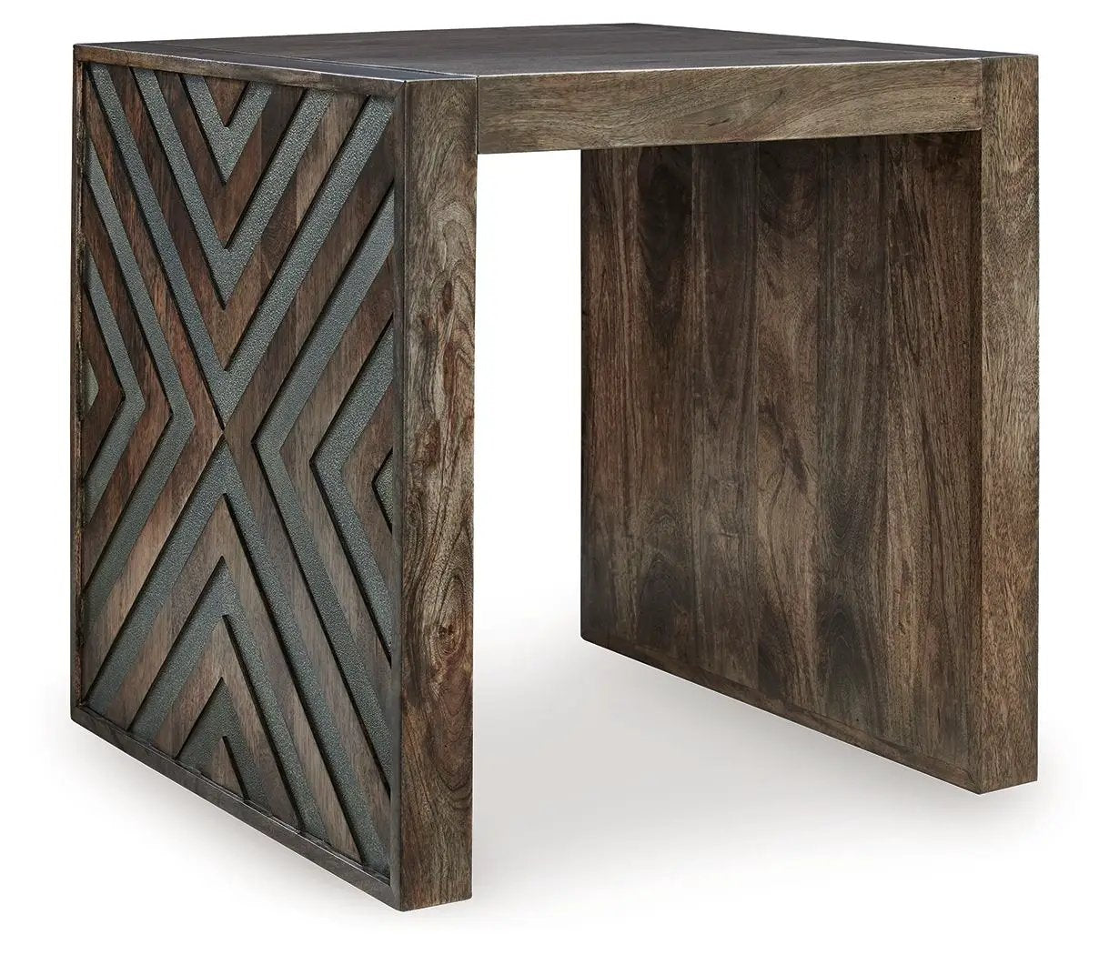 Dreggan - Square End Table - Brown by Unique Piece Furniture