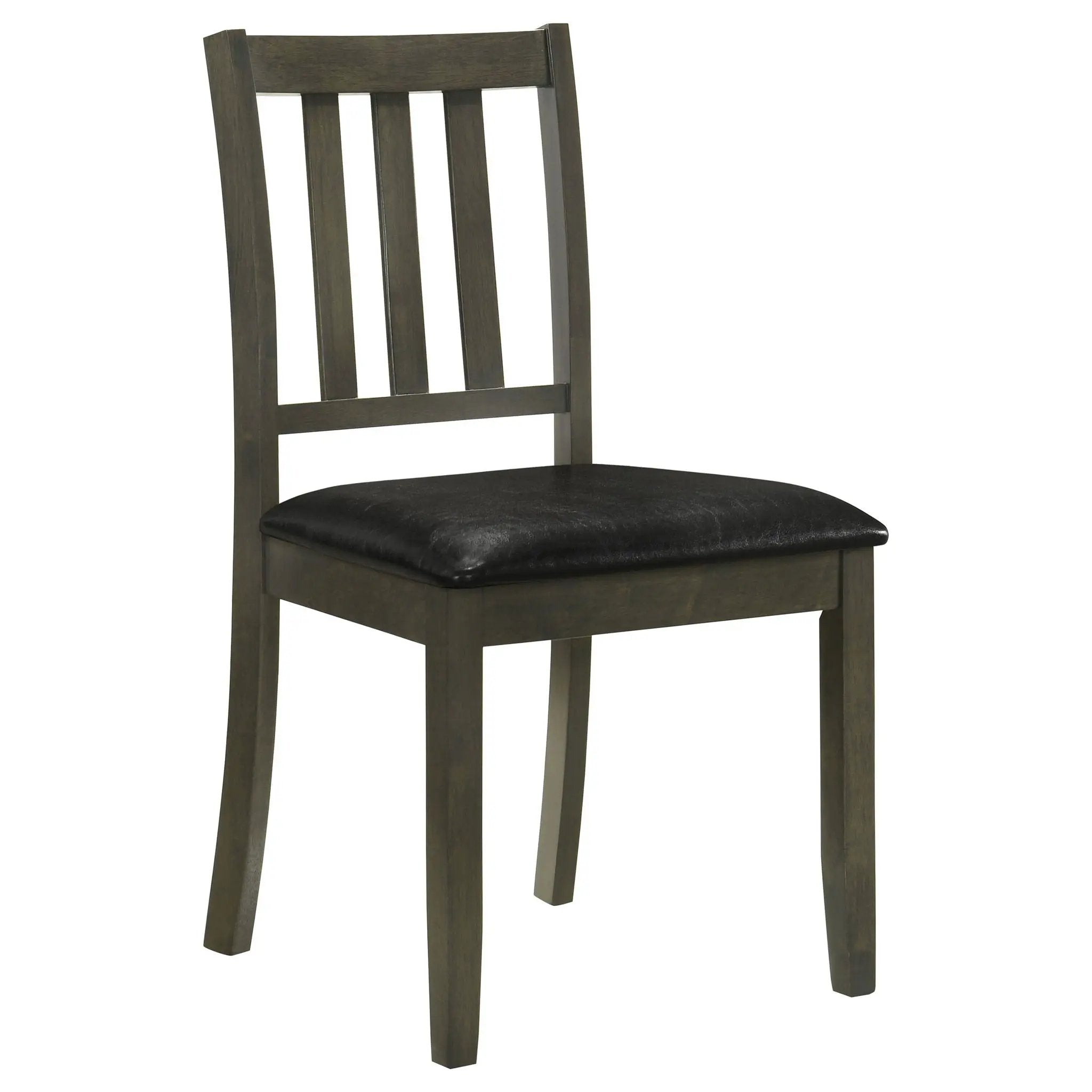 Parkwood 5-piece Square Dining Table Set Charcoal by Unique Piece Furniture