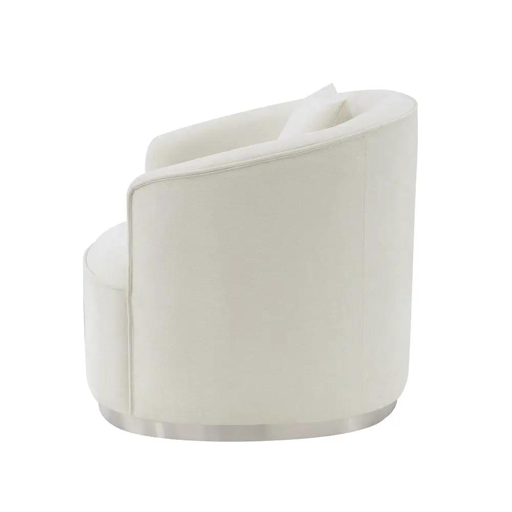 Odette - Chair With Pillow - Beige Chenille by Unique Piece Furniture