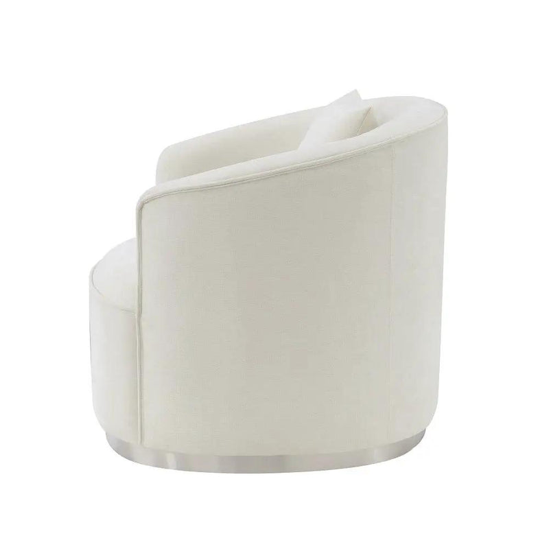 Odette - Chair With Pillow - Beige Chenille by Unique Piece Furniture