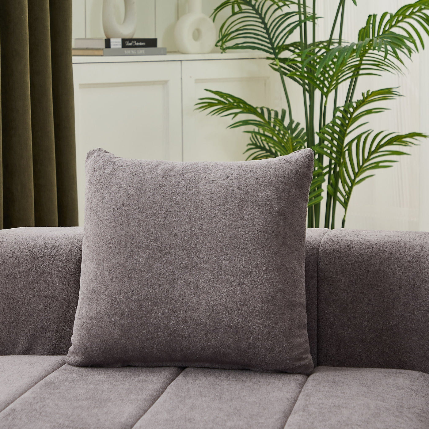 Modular Sectional Sofa With 2 Pillows, Symmetrical Design by HouseOfZazla