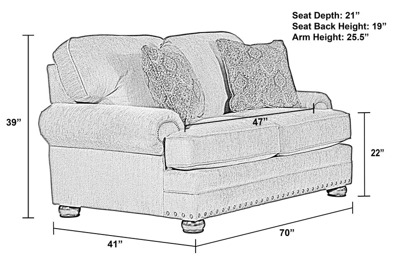Singletary - Loveseat by Unique Piece Furniture