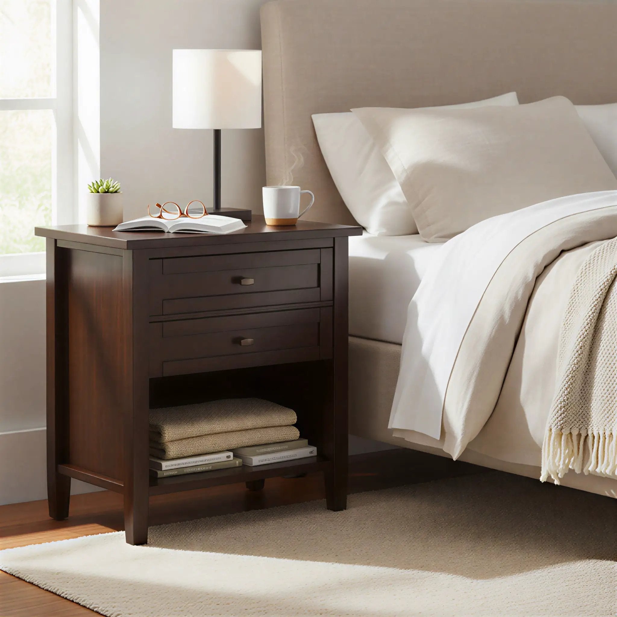 Warm Shaker - Bedside Table by HouseOfZazla