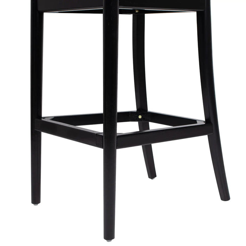 Panama - Curved Back Cane Bar Stool (Set of 2) by HouseOfZazla