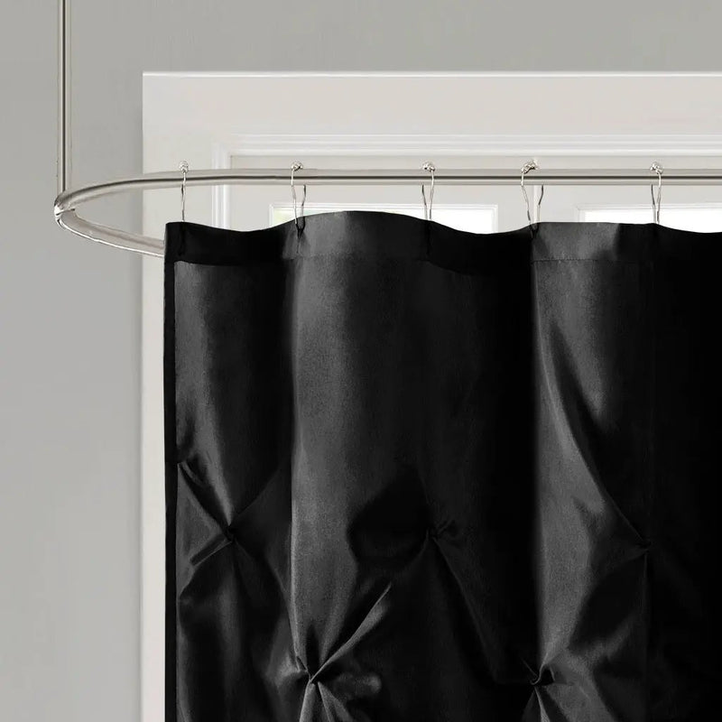 Tufted Semi-Sheer Shower Curtain by HouseOfZazla