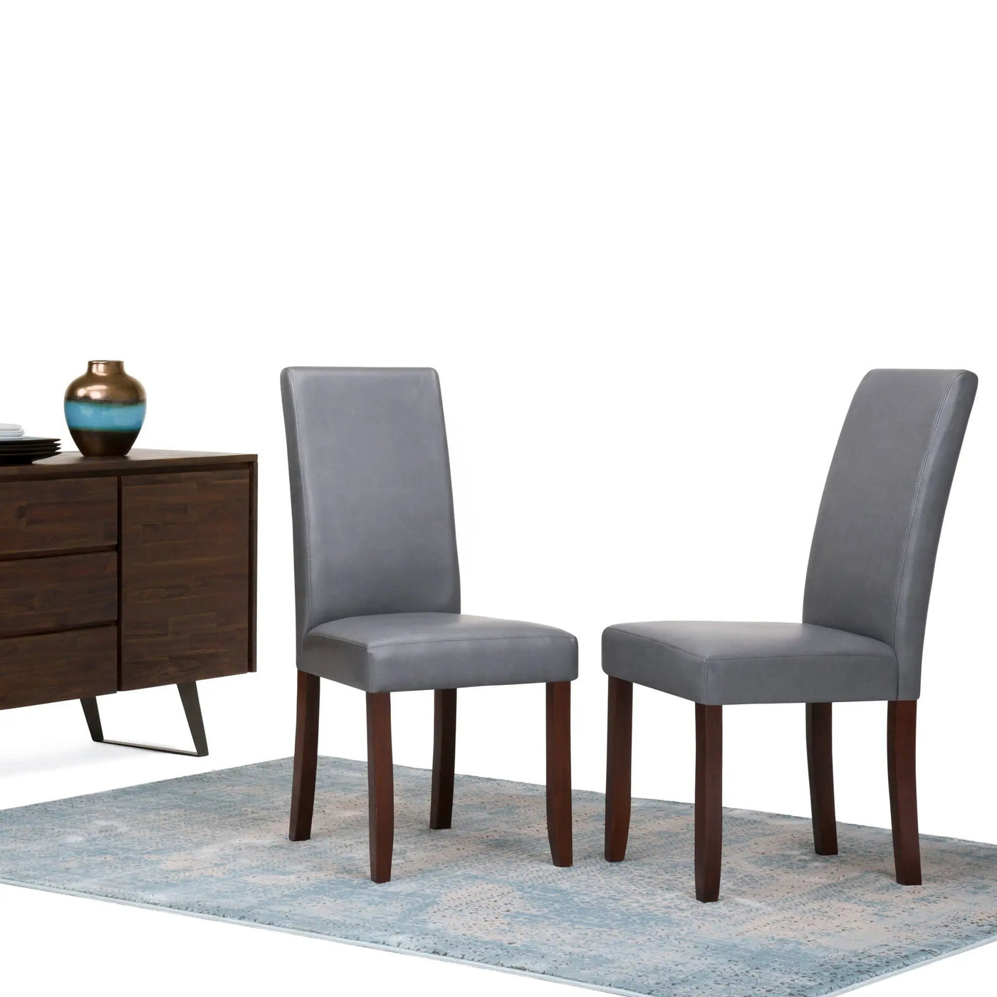 Acadian - Upholstered Parson Dining Chair (Set of 2) by HouseOfZazla